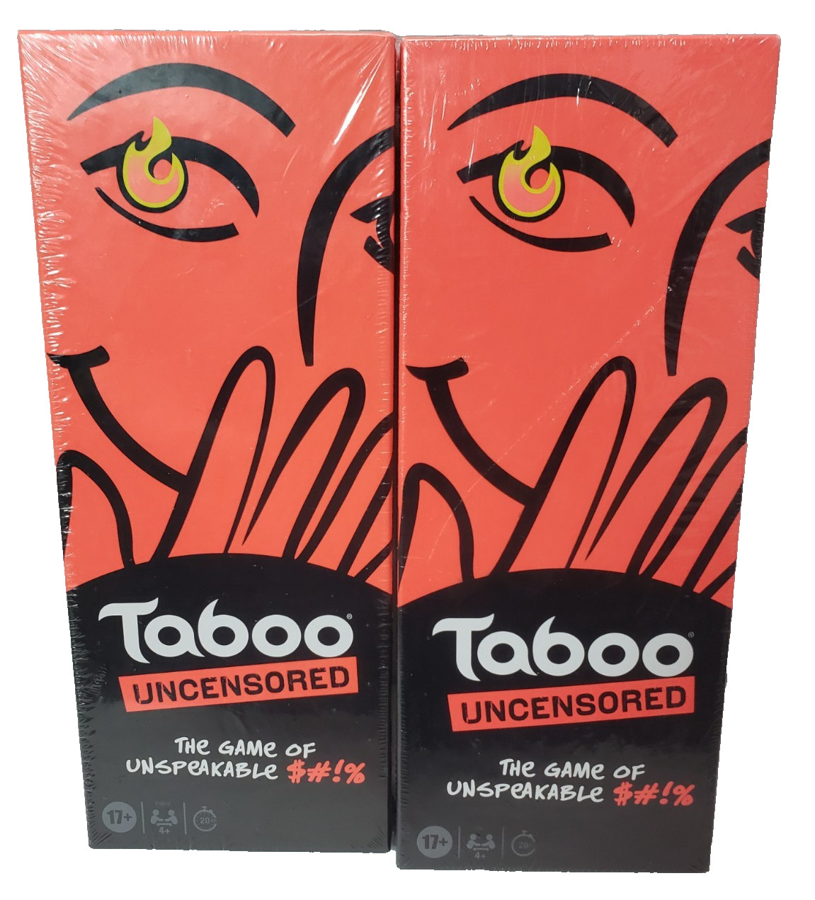 Hasbro Gaming Taboo Uncensored Board Game for Adults Ages 17 Up, 2-Pack