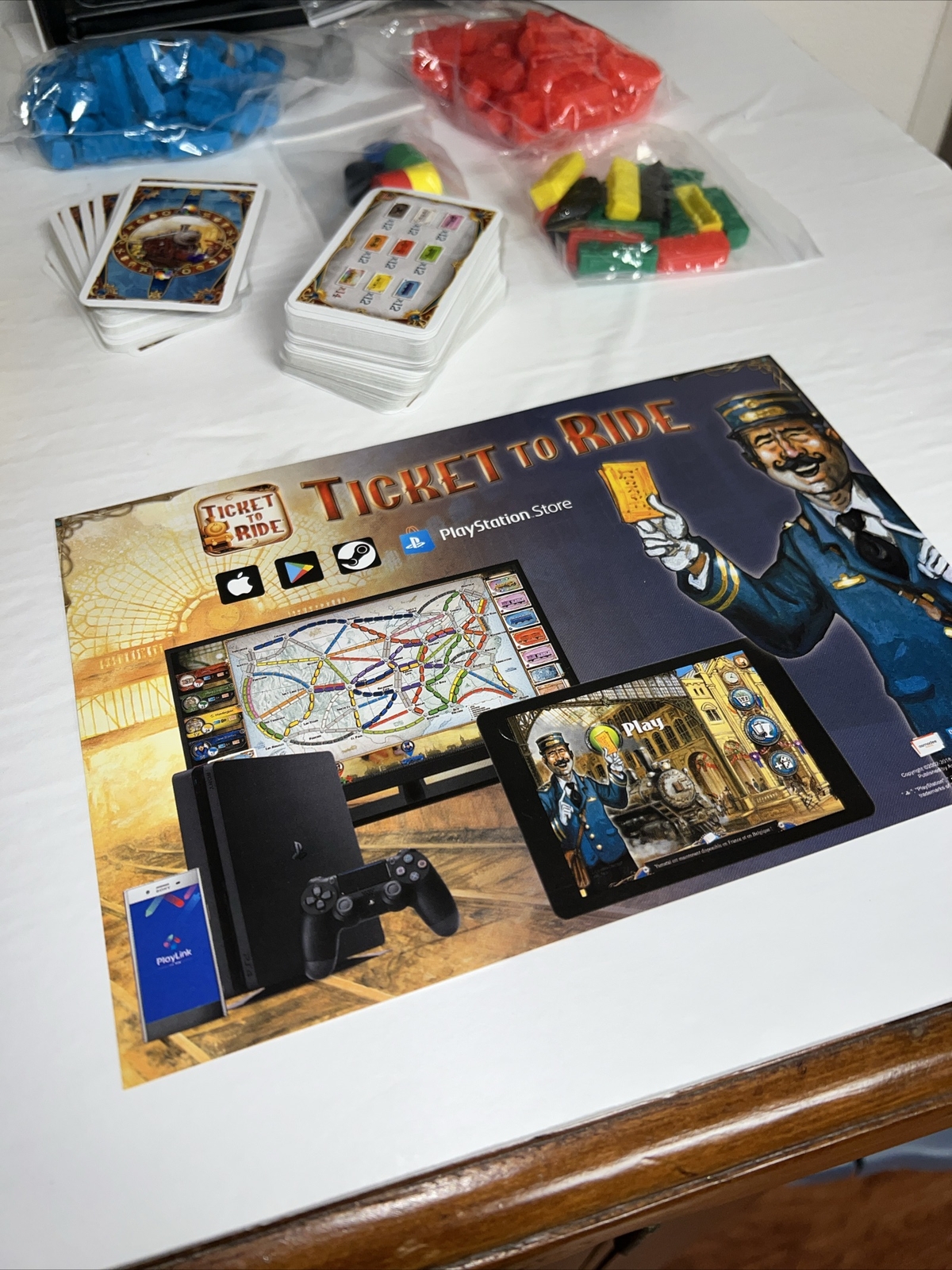 Ticket To Ride Days of Wonder by Alan R. Moon Board