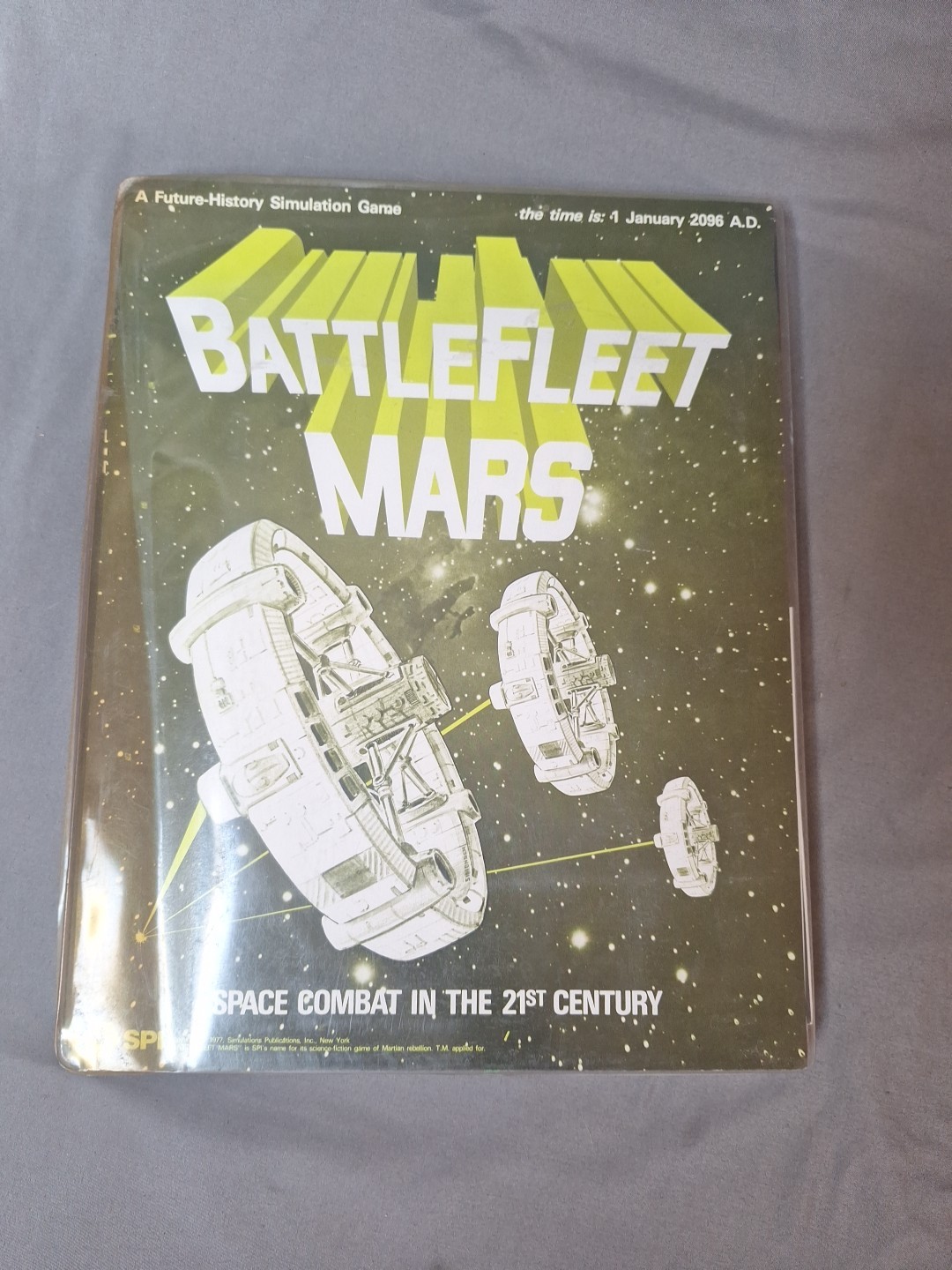 1977 ~SPI ~BATTLEFLEET MARS ~21st Century Space Combat WAR GAME ~UNPUNCHED~