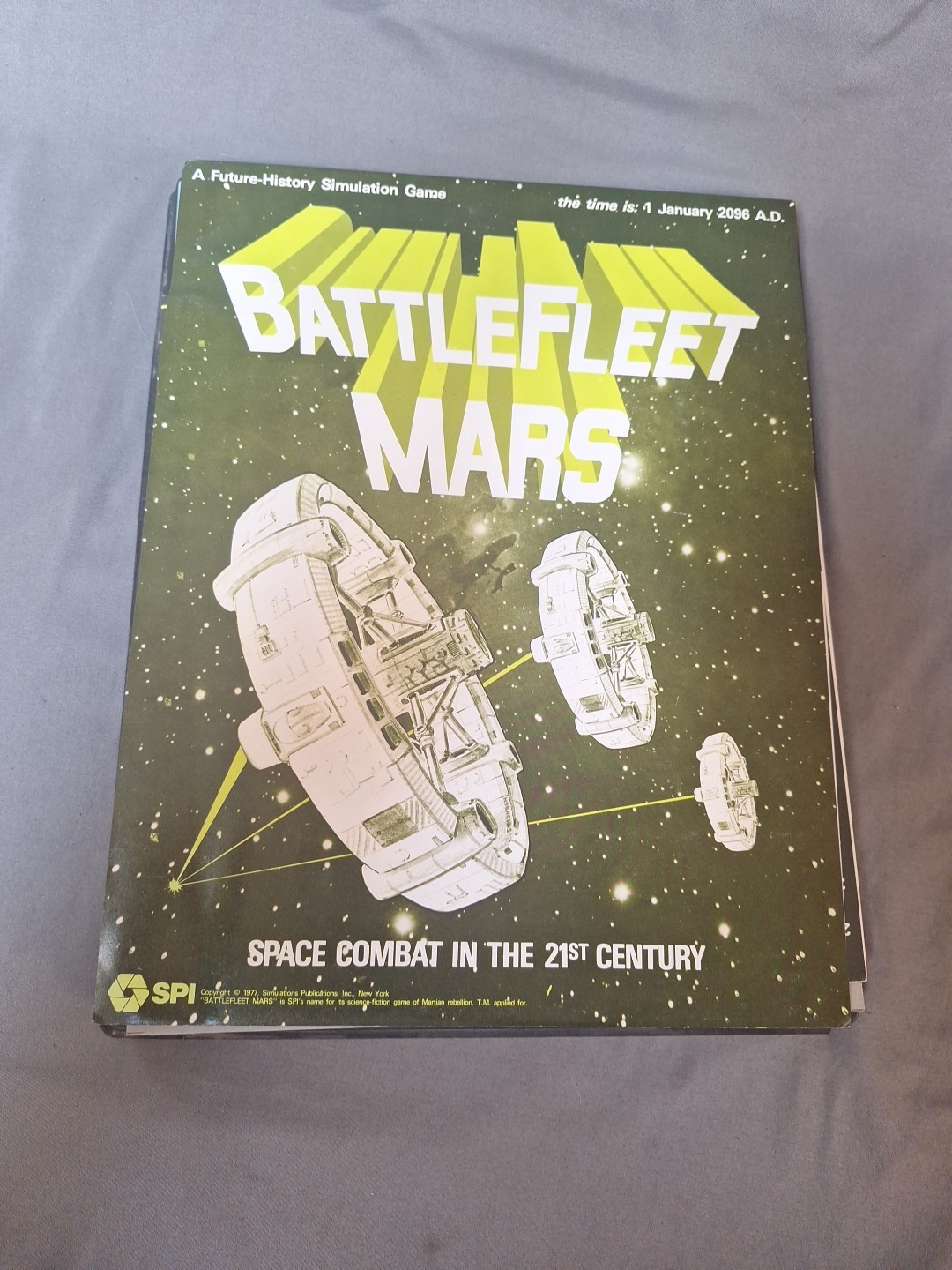1977 ~SPI ~BATTLEFLEET MARS ~21st Century Space Combat WAR GAME ~UNPUNCHED~