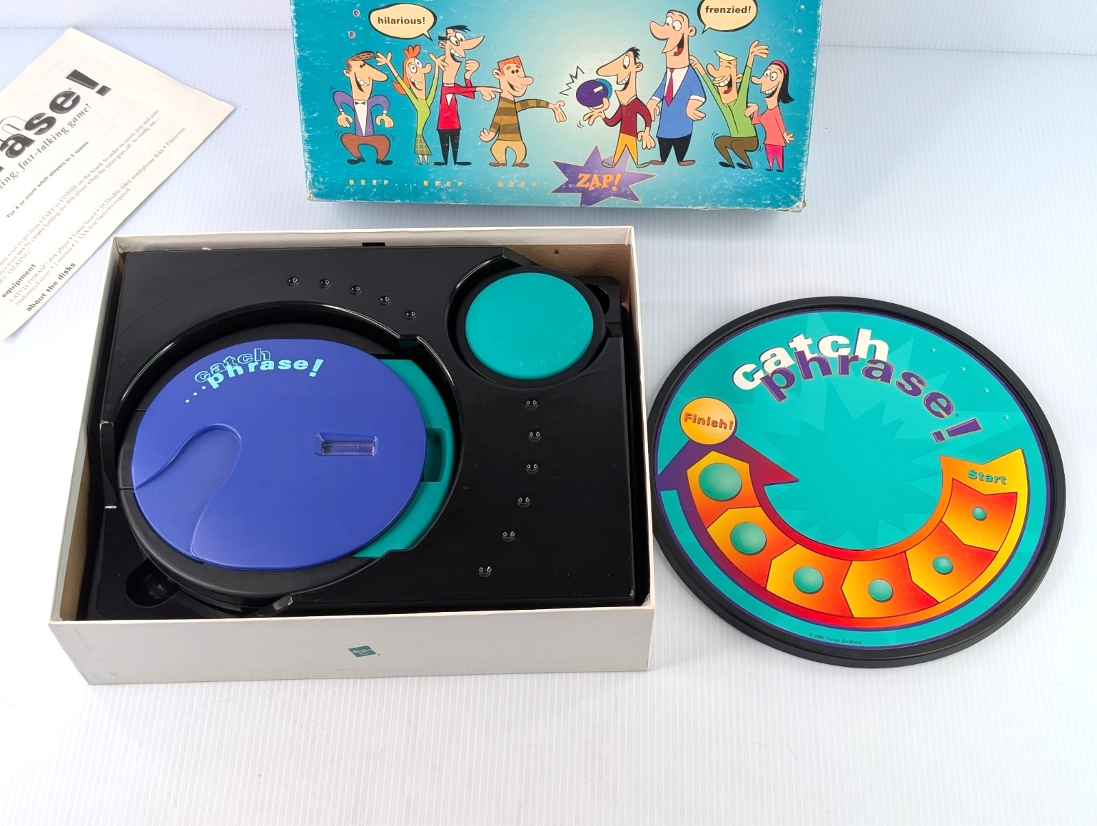 Catch Phrase Board Game 100% COMPLETE Vintage Timer Tested & Works