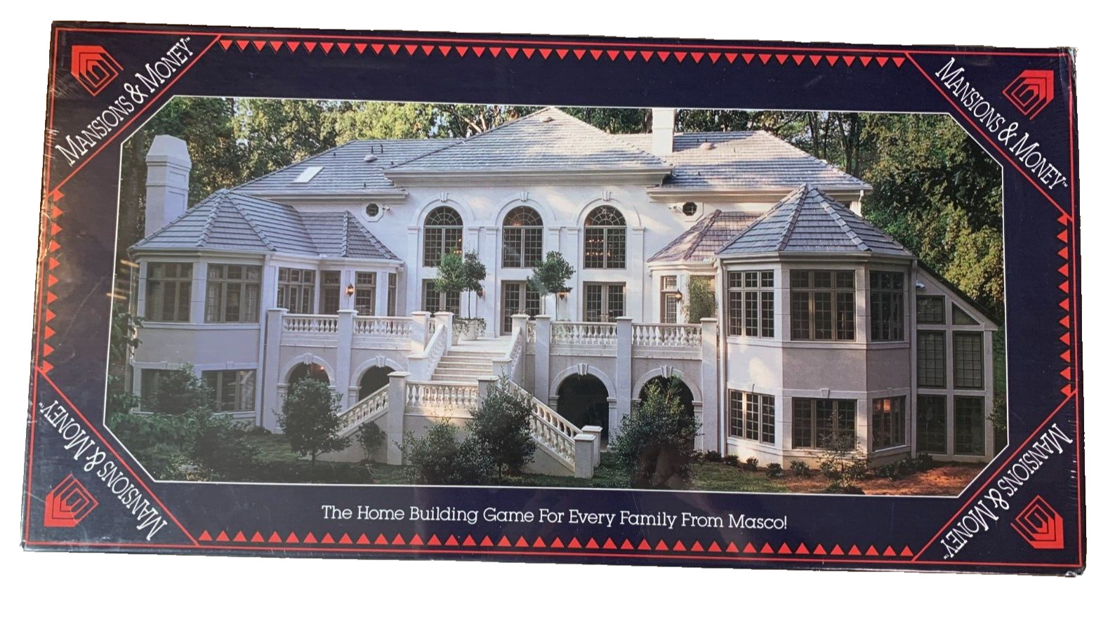 Mansions & Money Board Game: Home Building Game By Masco: Unopened, Rare, NEW