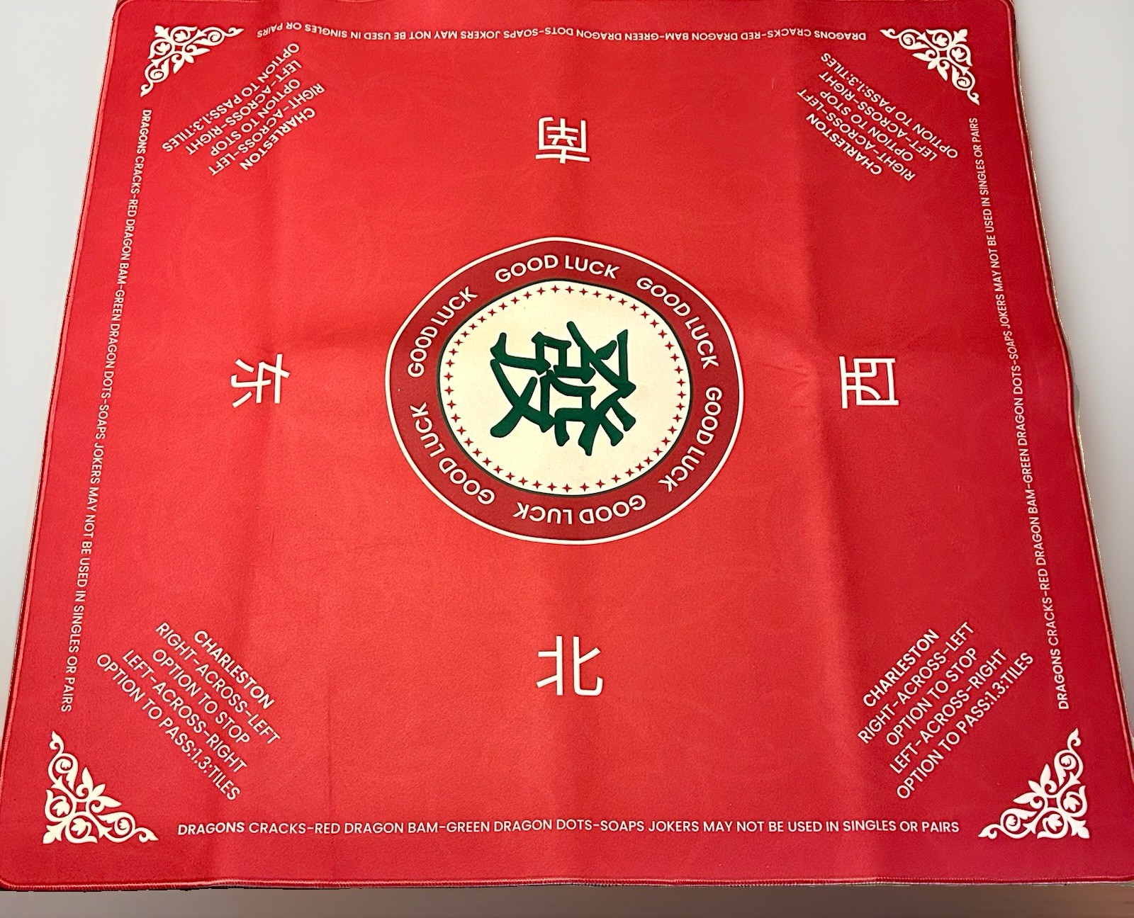 American Mahjong Tiles 160 Engraved 1.4” Acrylic Tiles •Racks & Pushers •Mat