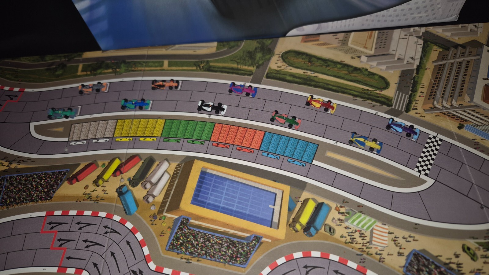 Formula D 10 painted miniature cars F1 / 10 cars F1 (20mm) painted