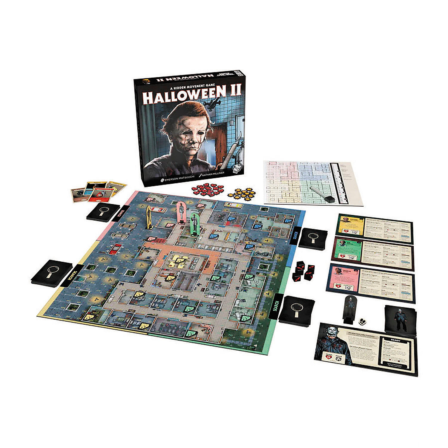Halloween II Hidden Movement Board Game for 2-4 Players – Morris Costumes