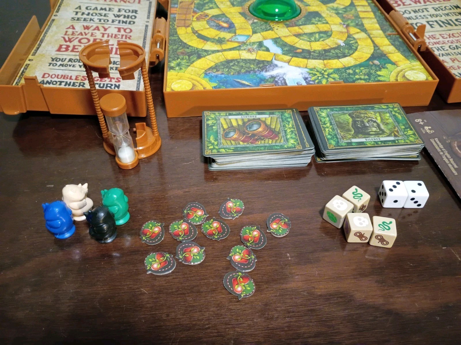 Jumanji Deluxe Electronic Board Game Spin Master 99% Complete Works Read