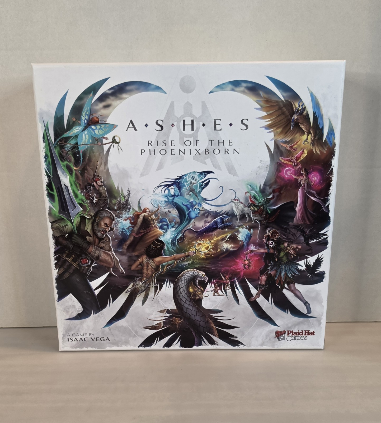 Ashes Reborn: Rise of the Phoenixborn Board Game by Plaid Hat Games Open Box