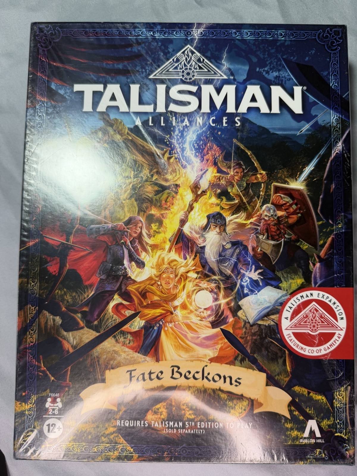 Talisman Alliances Fate Beckons Hasbro Board Game Co-op Expansion New Unopened