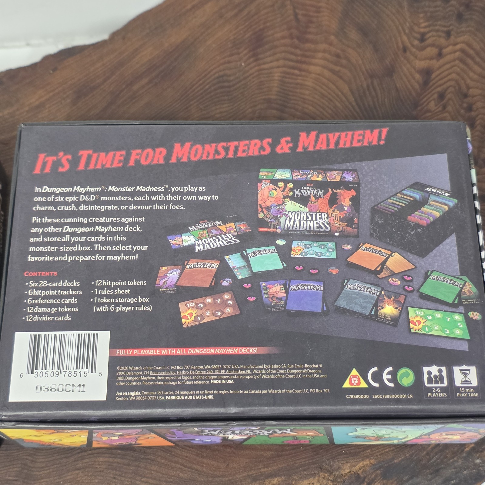 Dungeons & Dragons Dungeon Mayhem + Monster Madness Card Game Bundle