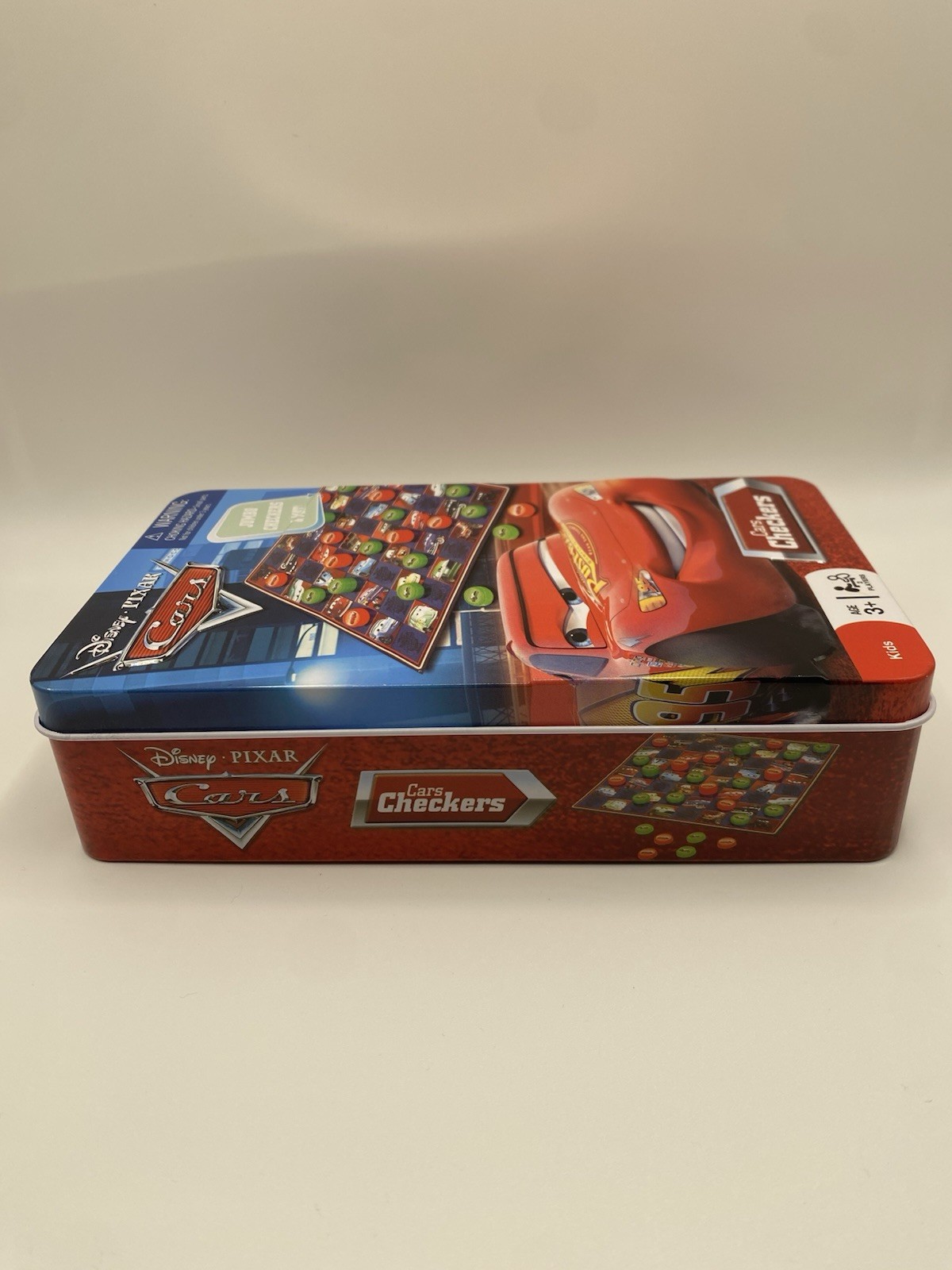 Disney Pixar Cars Checkers With Jumbo Checkers & Mat Board Game