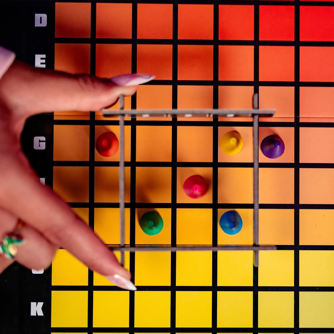 HUES and CUES – Vibrant Color Guessing Board Game for 3-10 Players Ages 8+, Conn
