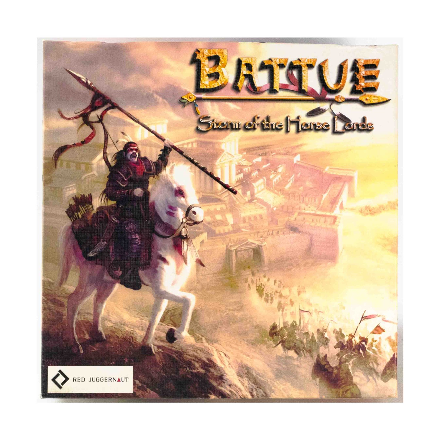 Red Jugger Boardgame Battue – Storm of the Horse Lords w/Walls of Tars VG+/EX