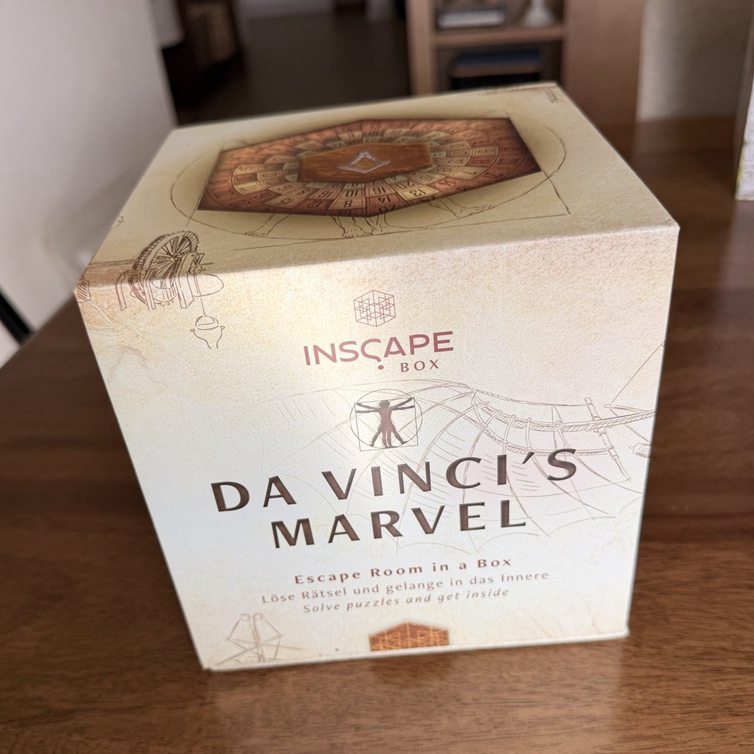 Inscape Box Da Vinci’s Marvel Escape Room in a Box Game, 1 Player, Ages 8-11