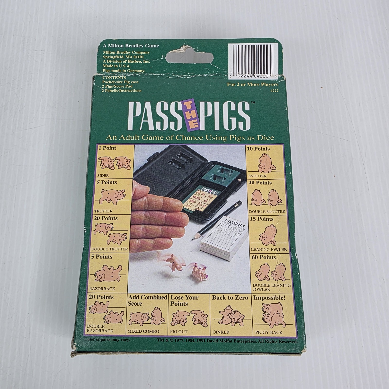 Vtg Pressman 6 in 1 Travel Magnetic Games to Go 1994 and Pass the Pigs Game 1991