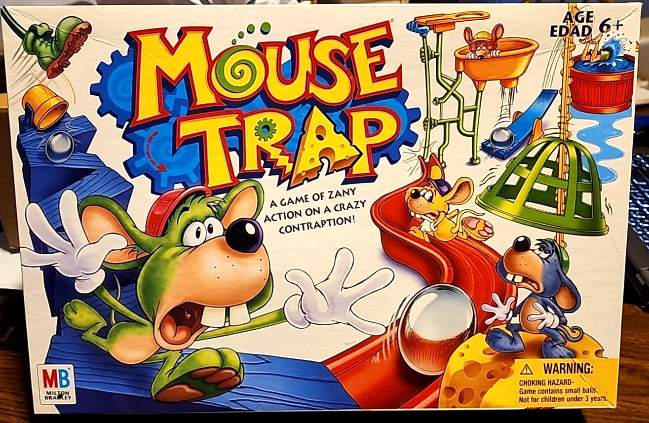 Mouse Trap Board Game Milton Bradley 2005 Read Description