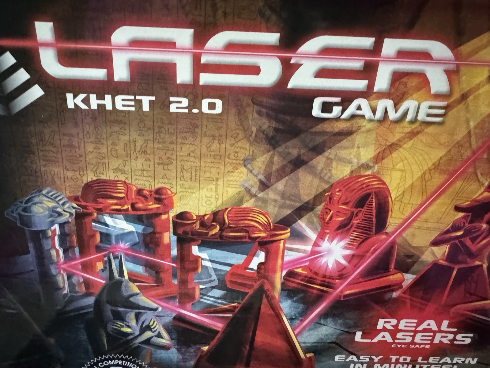 Innovention Toys Laser Khet 2.0 Strategy Board Game Real Lasers 2P,