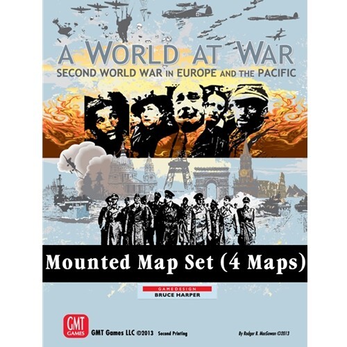 A World at War Mounted Maps (Board Game, Board Game) – English – GMT0303MM