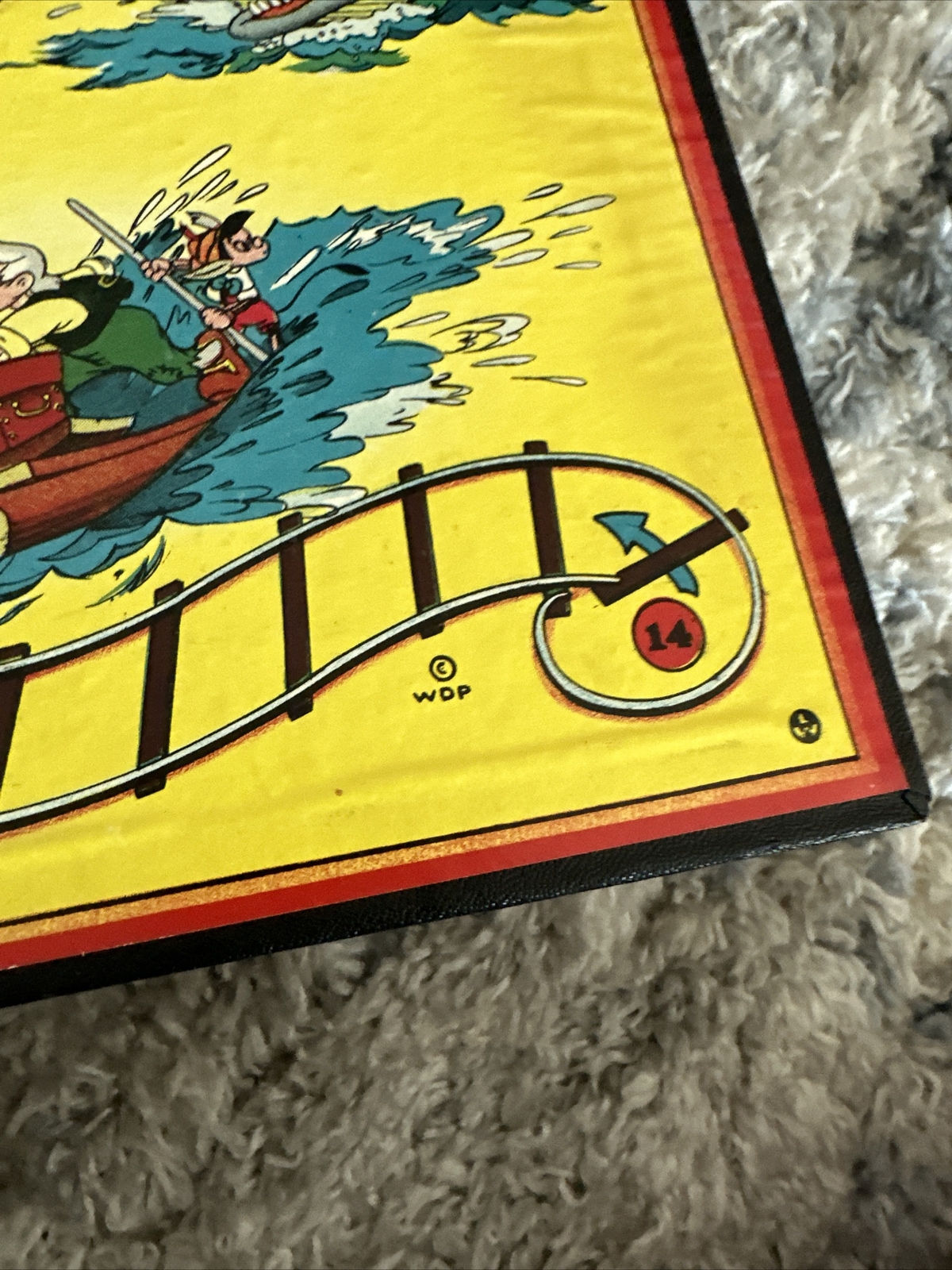 Vintage 1950s – 60s? Journey Through Disneyland Board Game Ontex No. 522 Scarce!