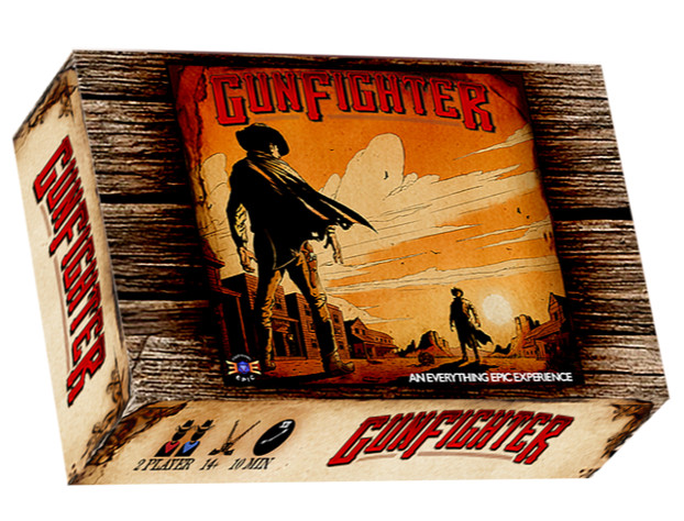 Gunfighter – Fast-Paced Two-Player Card Game + Expansion by Everything Epic NEW