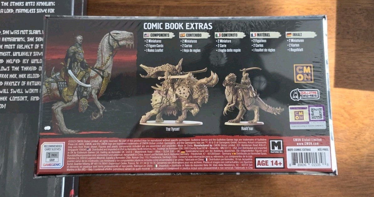 CMON Comics Vol. 2: Hate Tyrant Edition + Kickstarter Exclusive Promos Box – New