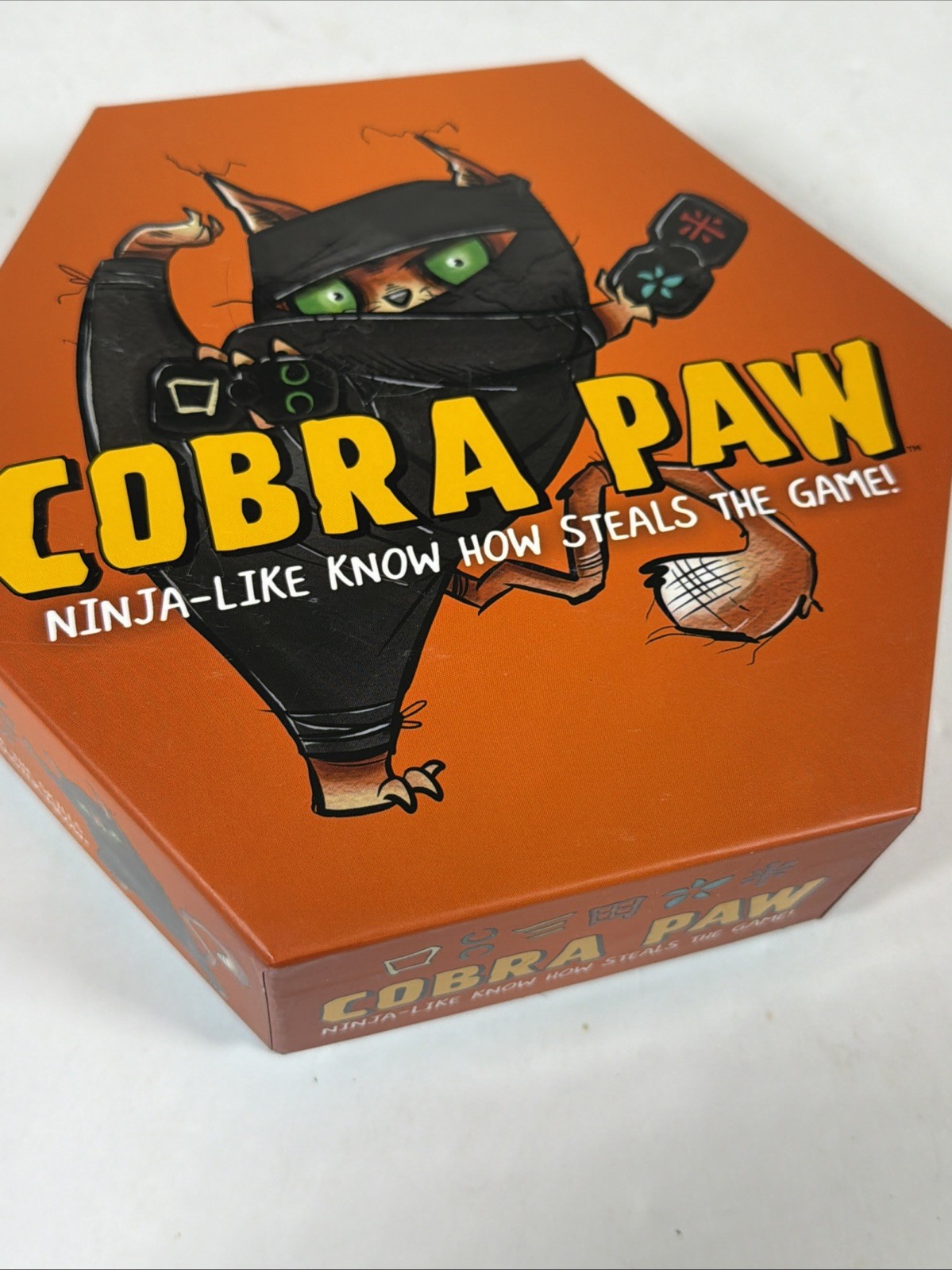 Cobra Paw Ninja Tile Game Bananagrams Master Meow Clawfuku Cat Dice COMPLETE EUC