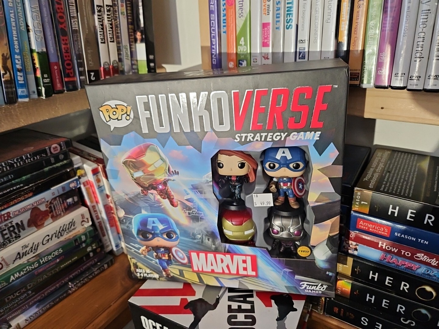 Funko Pop Games FUNKOVERSE MARVEL CHASE 100 4-Pack Strategy Game