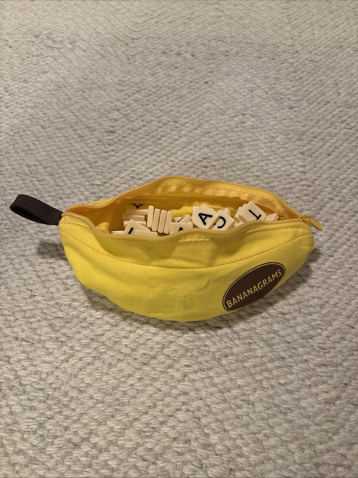 Bananagrams Word Game Letter Tiles Original Banana Pouch