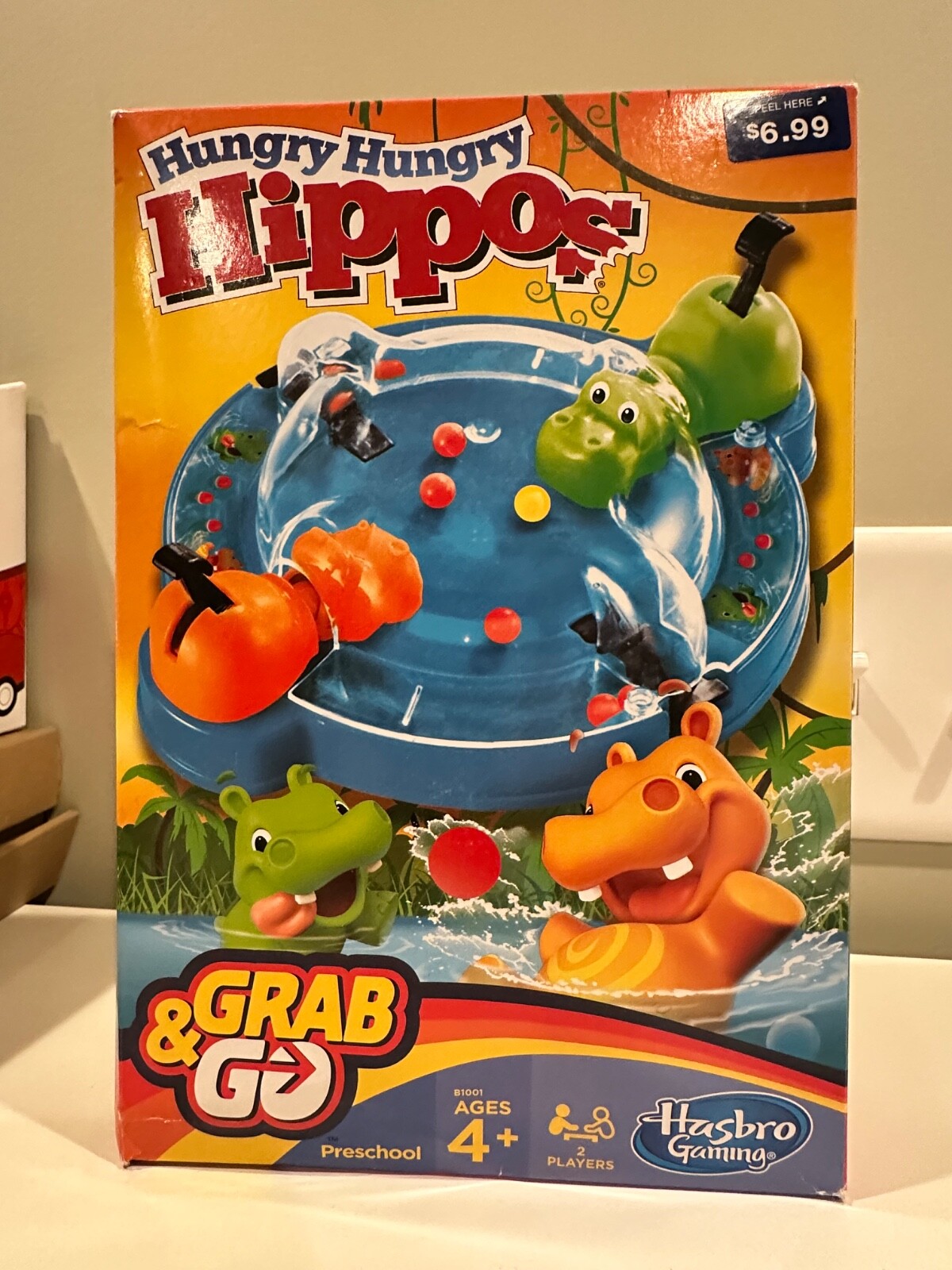 Hungry Hungry Hippos Grab & Go Travel Size Game BRAND NEW SEALED