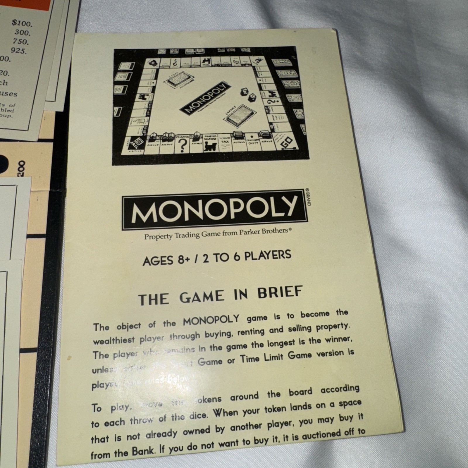 MONOPOLY ~ VINTAGE COLLECTION BOOKSHELF WOODEN BOX 2009 ~ 100% COMPLETE ~ EUC ~