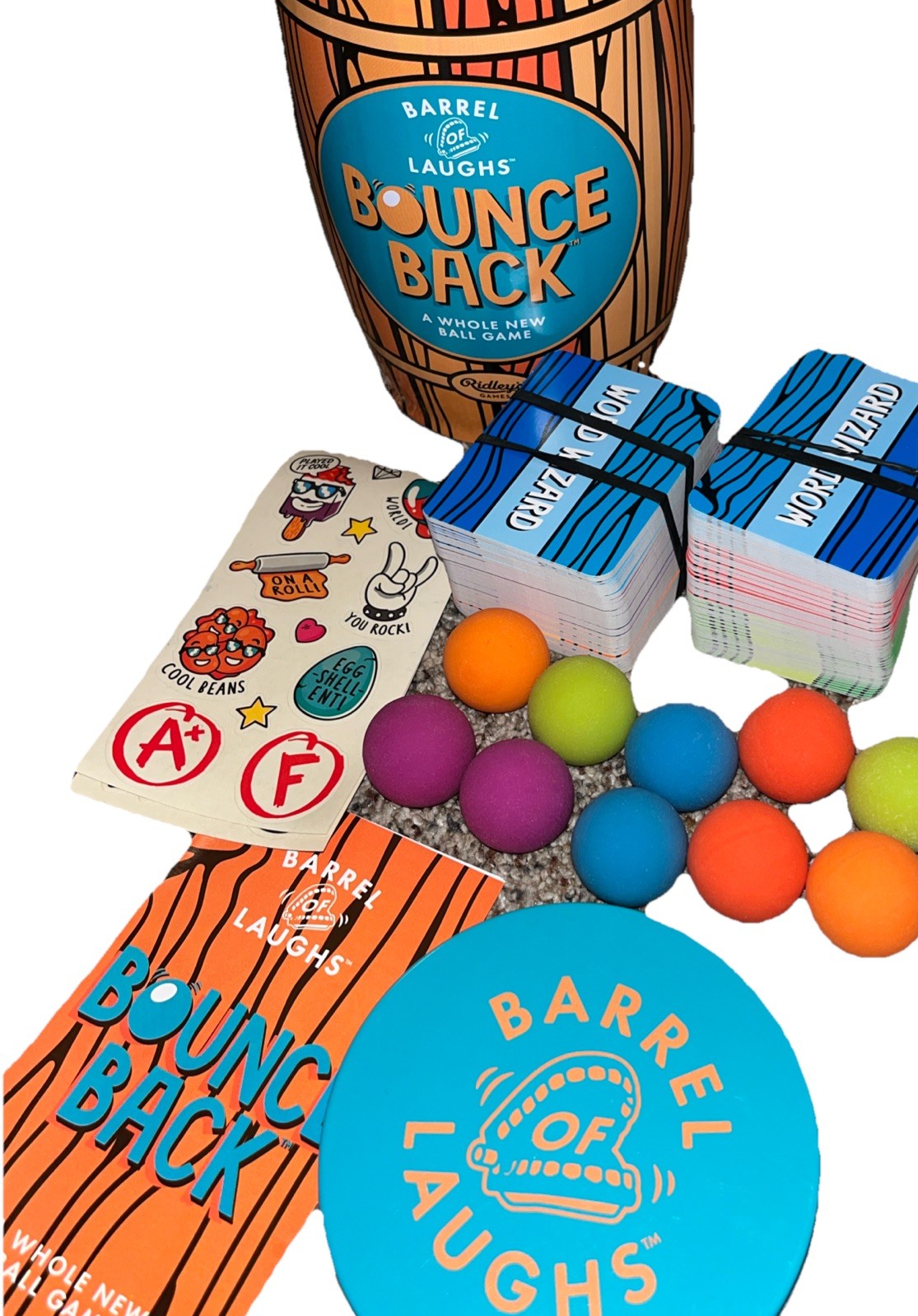 Barrel Of Laughs Ridleys Bounce Back Game Family Friends Whole New Ball Game A3