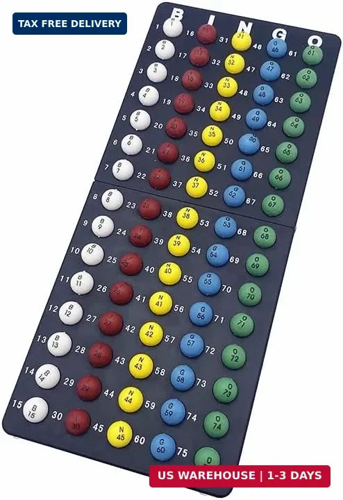 Multicolor Plastic Bingo Balls 75 Pack for Games, Raffles, and Parties FAST USA