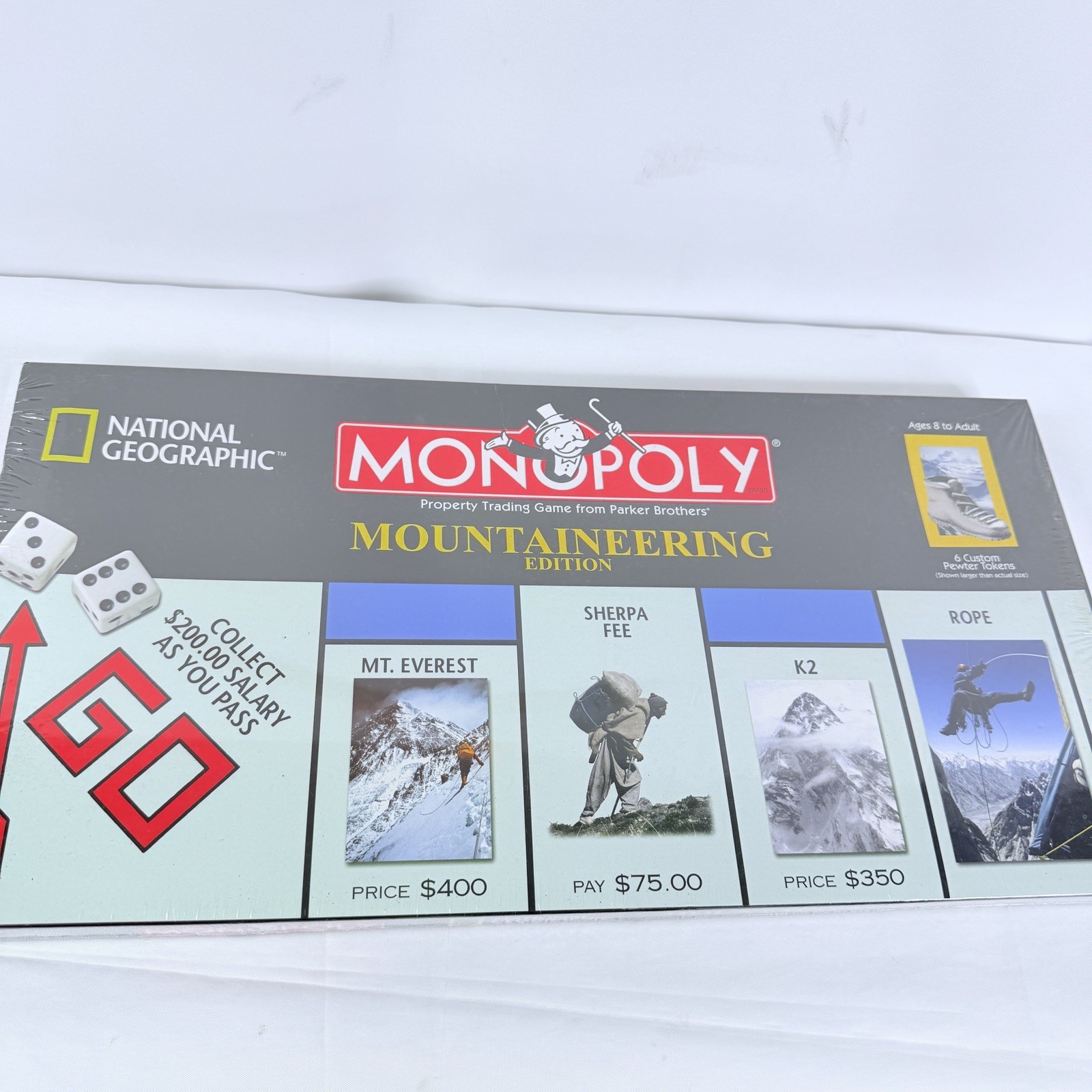 Monopoly National Geographic Mountaineering Edition 2001 New Sealed
