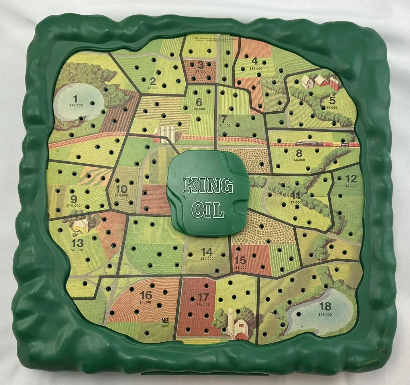 1974 King Oil Game by Milton Bradley Complete in Great Condition FREE SHIPPING