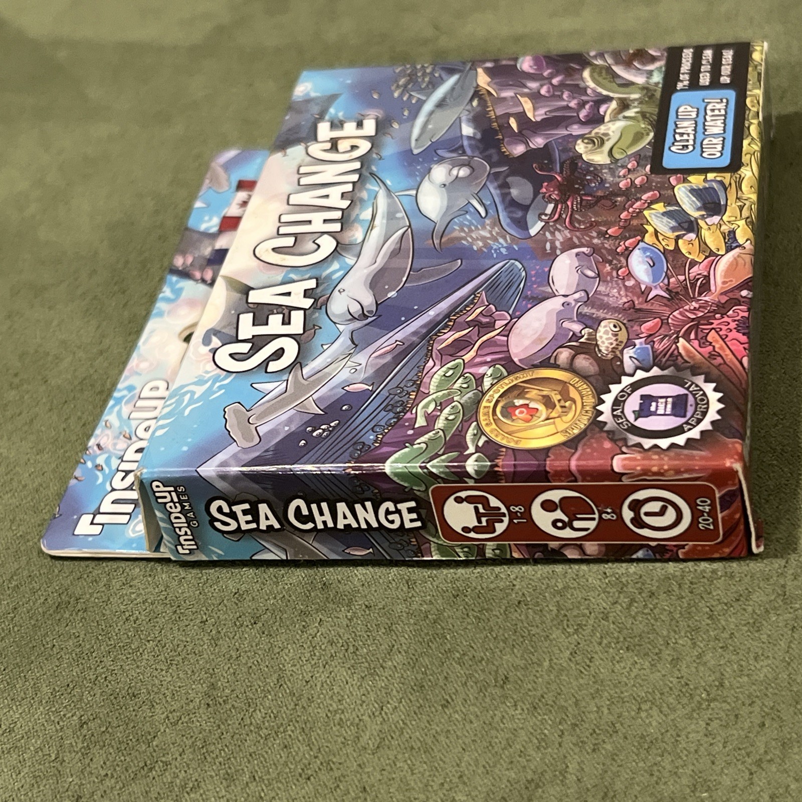 Inside Up Games Board Game Sea Change Box New