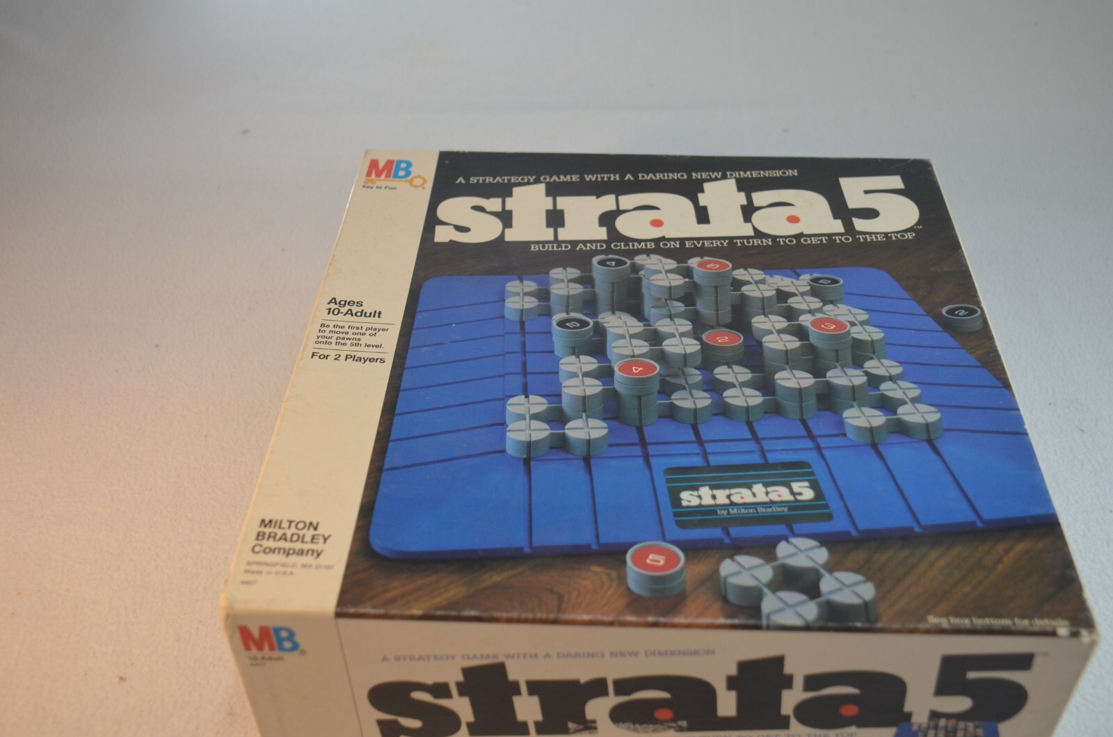 Vintage Strata 5 Board Game Milton Bradley 10-adult Missing Directions New Open