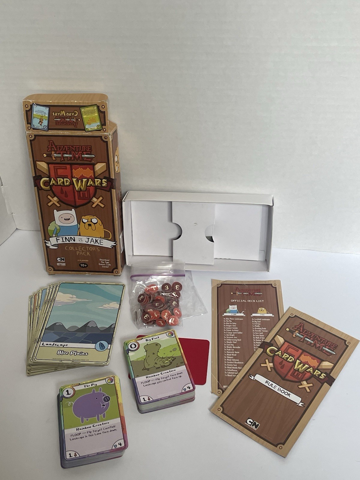 Cryptozoic Adventure Time Card Wars Finn vs. Jake Collectors Pack Complete