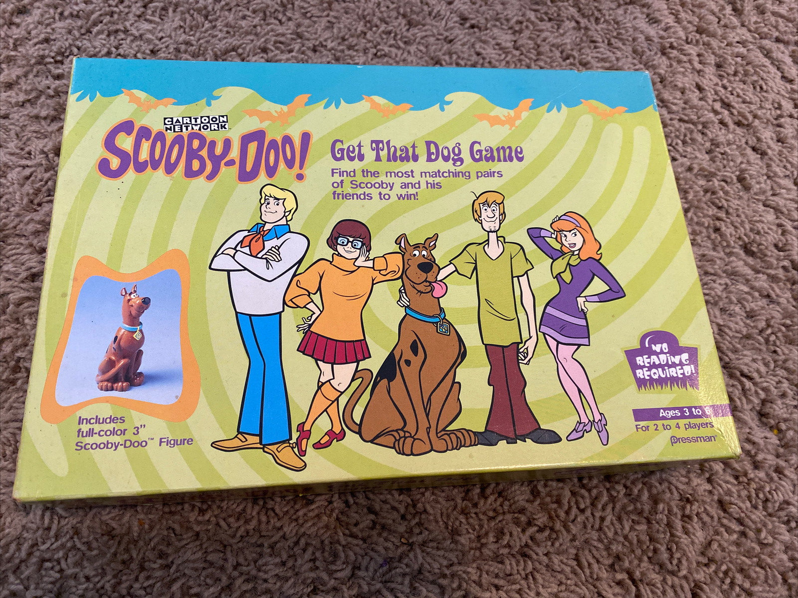 VINTAGE CARTOON NETWORK SCOOBY-DOO GET THAT DOG 2002 GAME No Scooby Figure