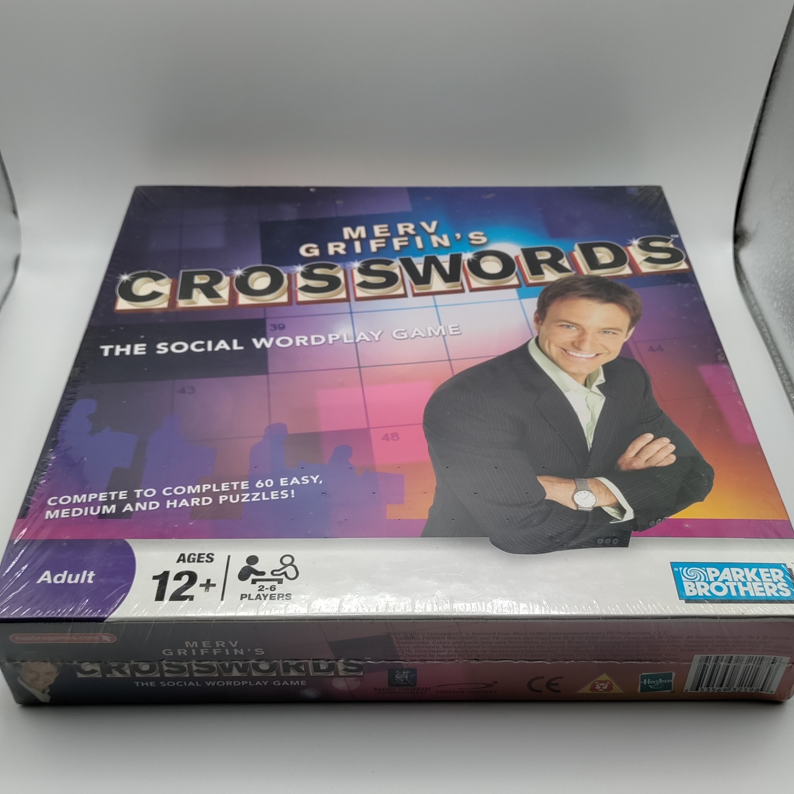 Merv Griffin’s Crosswords Social Wordplay Board Game 2008 Parker Brothers New