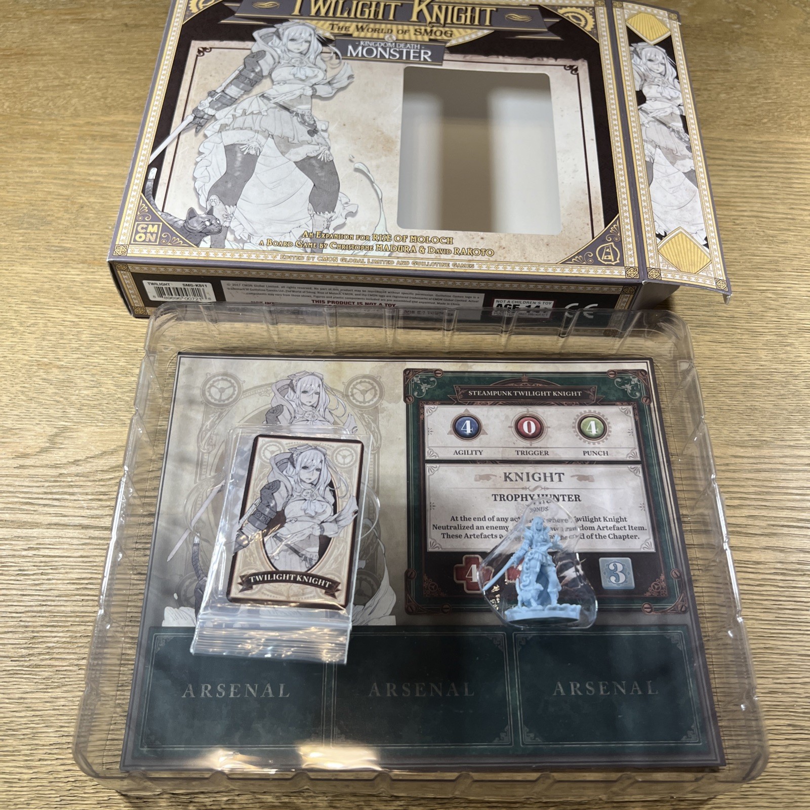 CMON The World of SMOG: Rise of Moloch – Huge KS Lot; great condition, extras