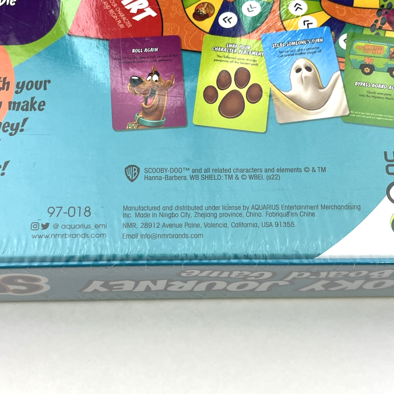 Scooby Doo! Spooky Journey Board Game 2022 Ages 8+ AQUARIUS – NEW in BOX Sealed