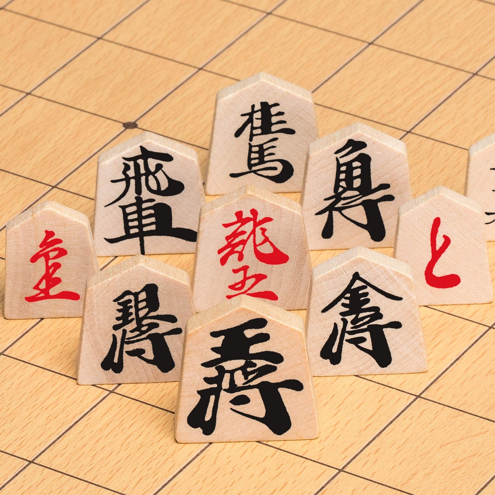 Shogi Japanese Chess Game Set – Wooden Board with Drawers and Traditional Kom…