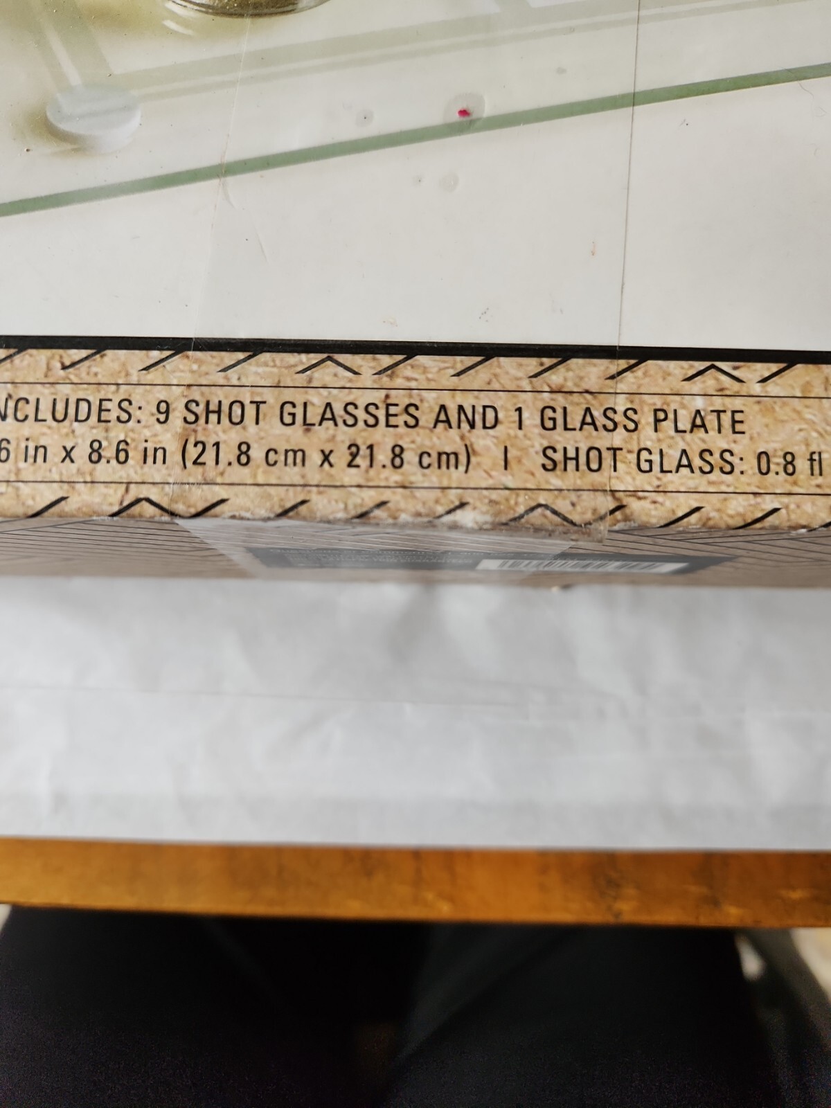 Party Drinking Game Tic Tac Toe – 9 Shotglasses Glass Board 21+ Adult