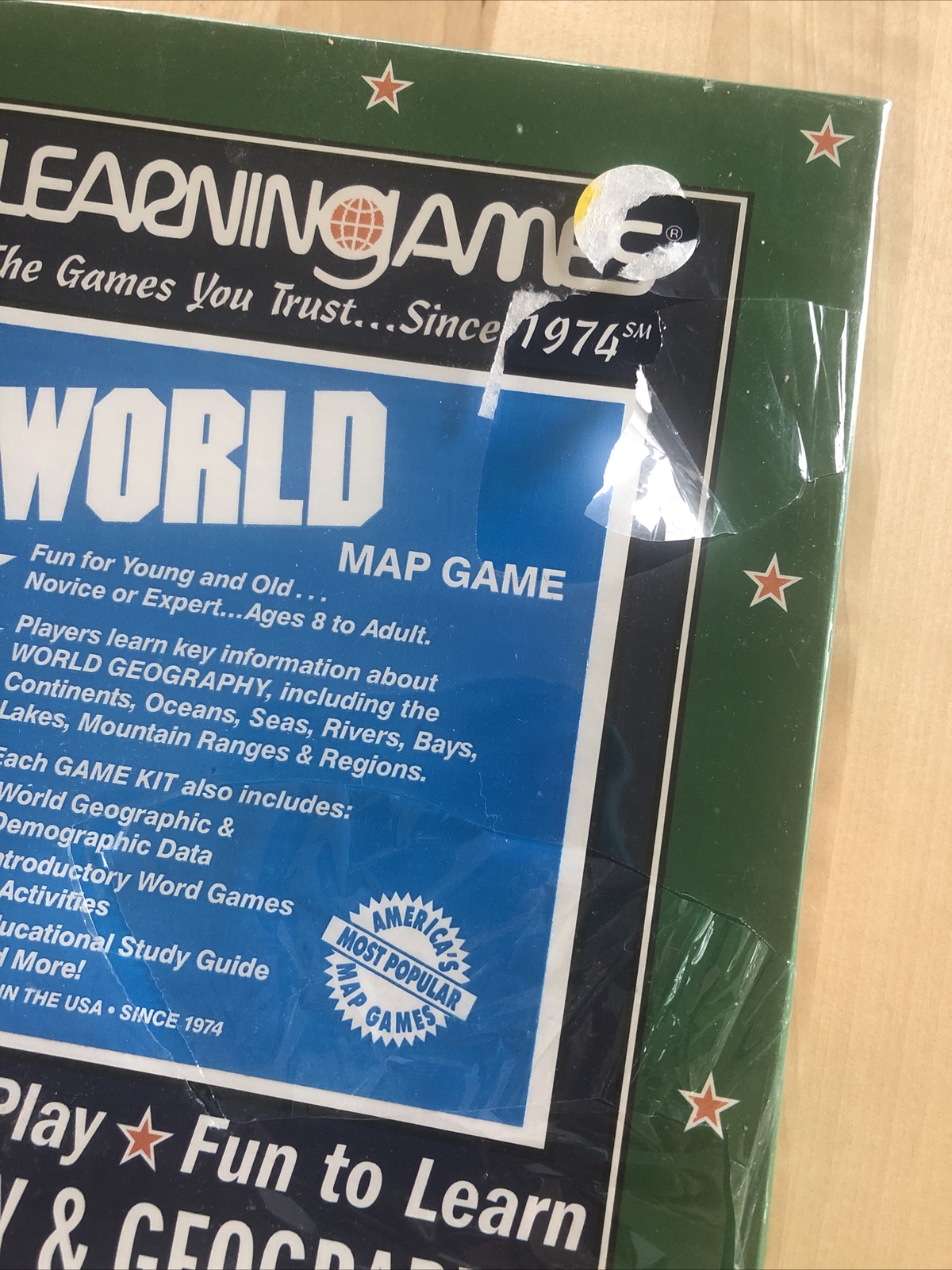 World Map Game Learning Game 8+ History And Geography 2000 New