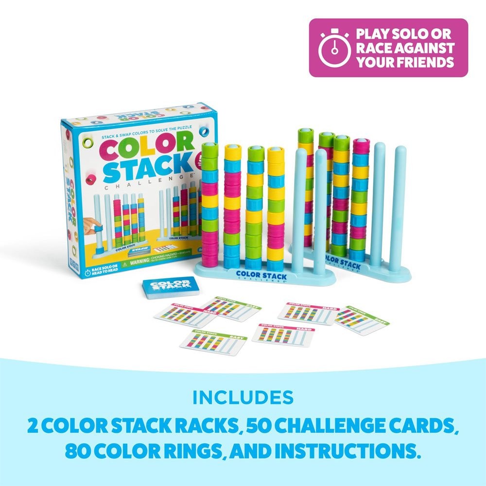Color Stack Challenge Creative A Fast-Paced Color Matching Puzzle Board Game US