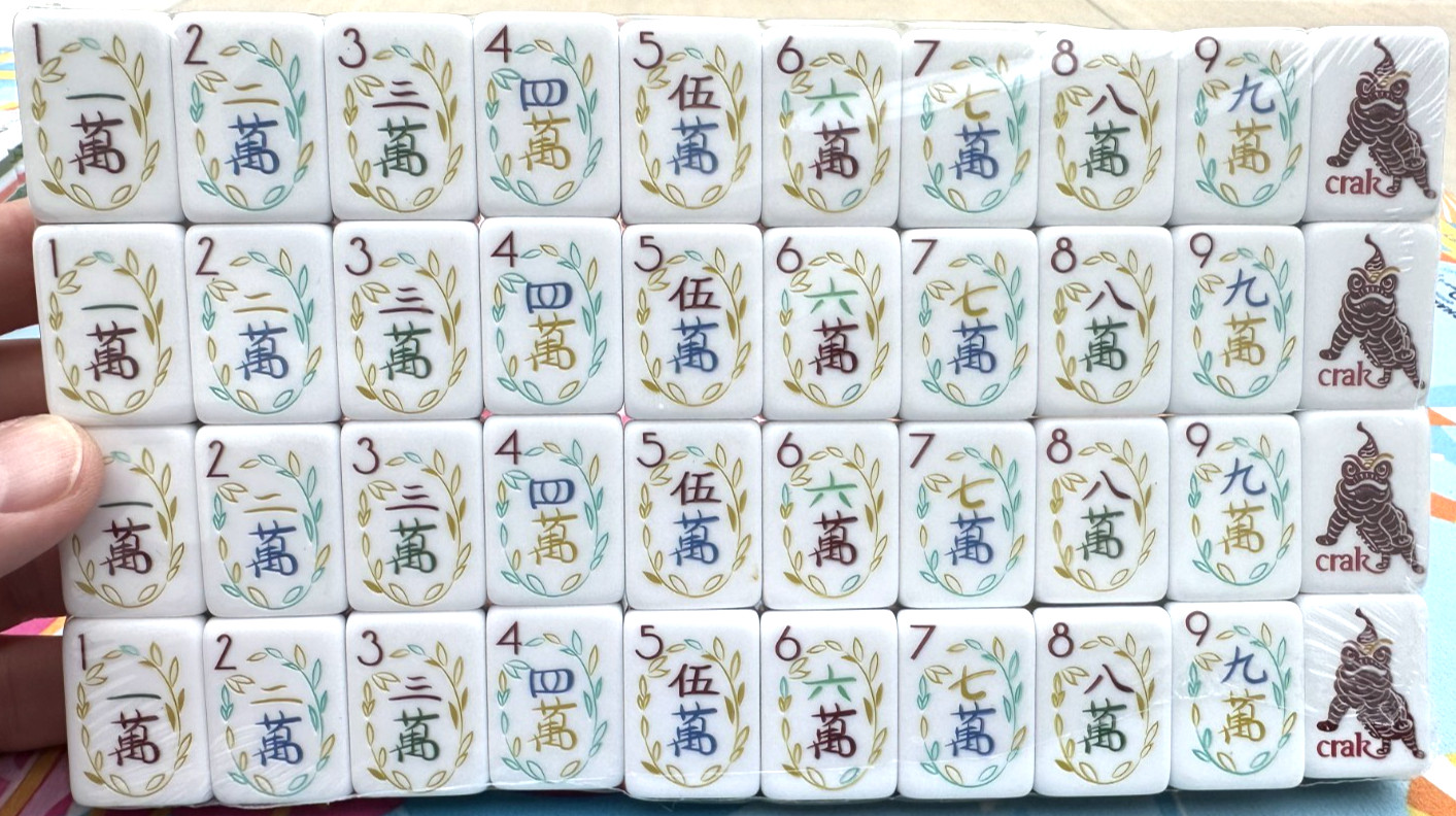 SIERRA 4 Layer Acrylic Mahjong Tiles Full American Set 160 Tiles US SELLER! NEW!