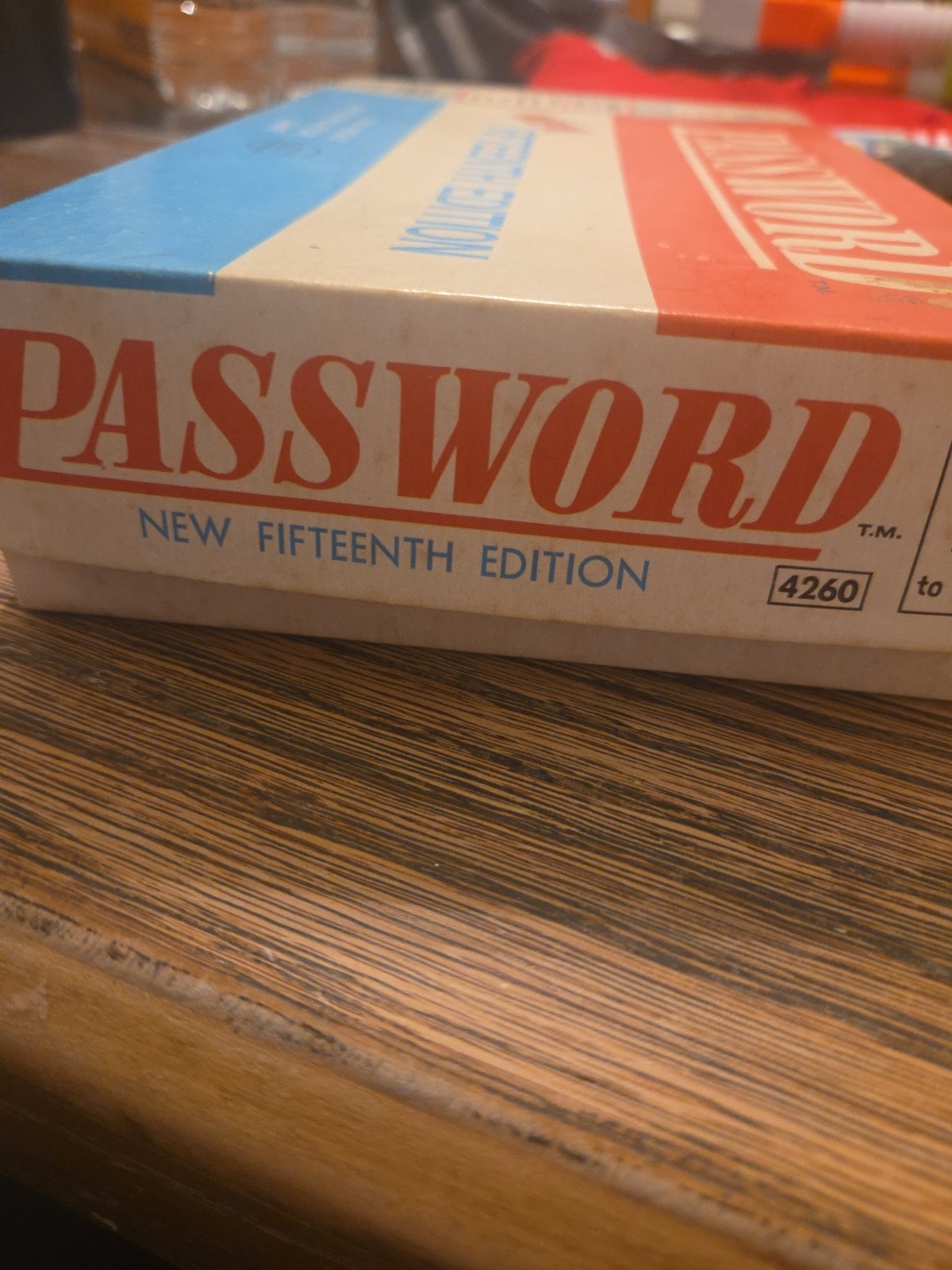 Vintage 1970 MB Milton Bradley Password 15th Edition no. 4260