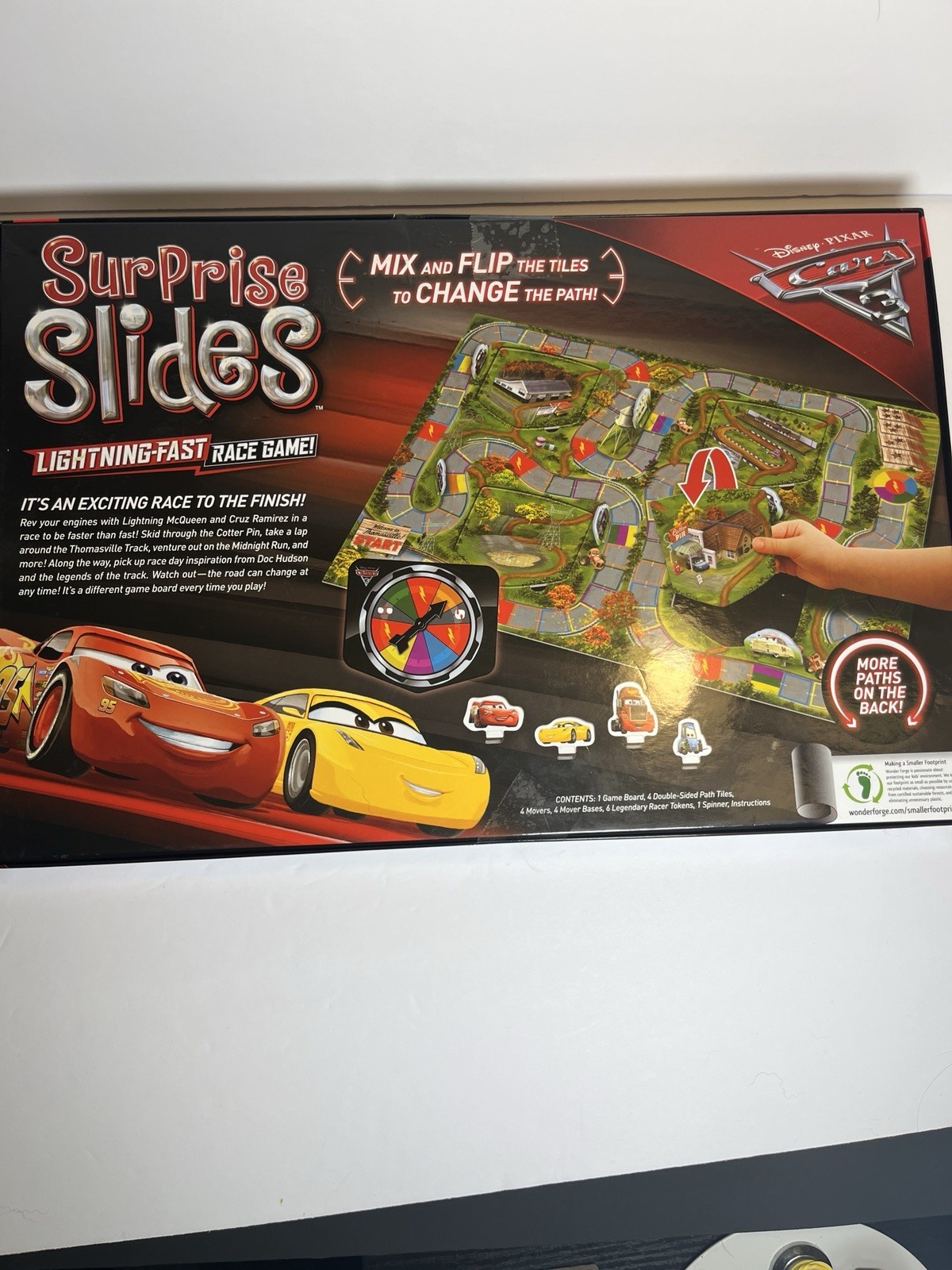 Wonder Forge Disney Pixar Cars Surprise Slides Game 2-Player 4+. Complete.