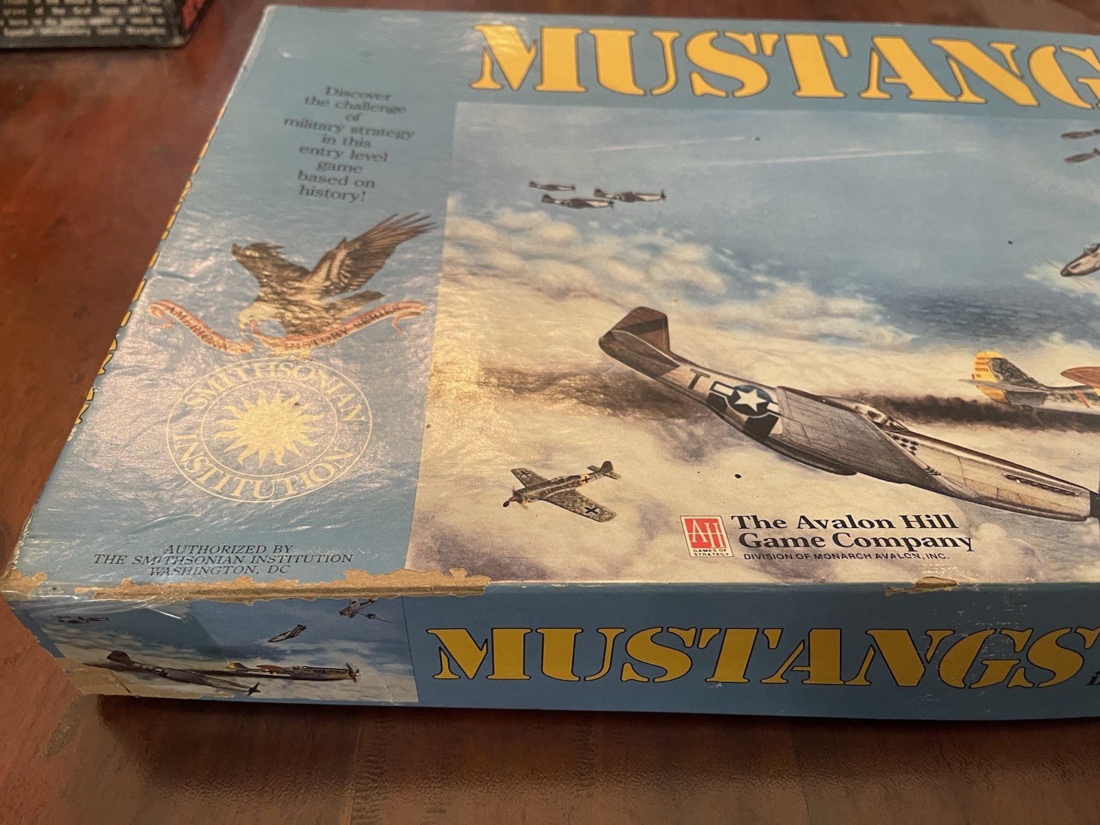 Avalon Hill Military Board Games Vintage Lot Of 3 War @ Sea, Mustang, Battle Of