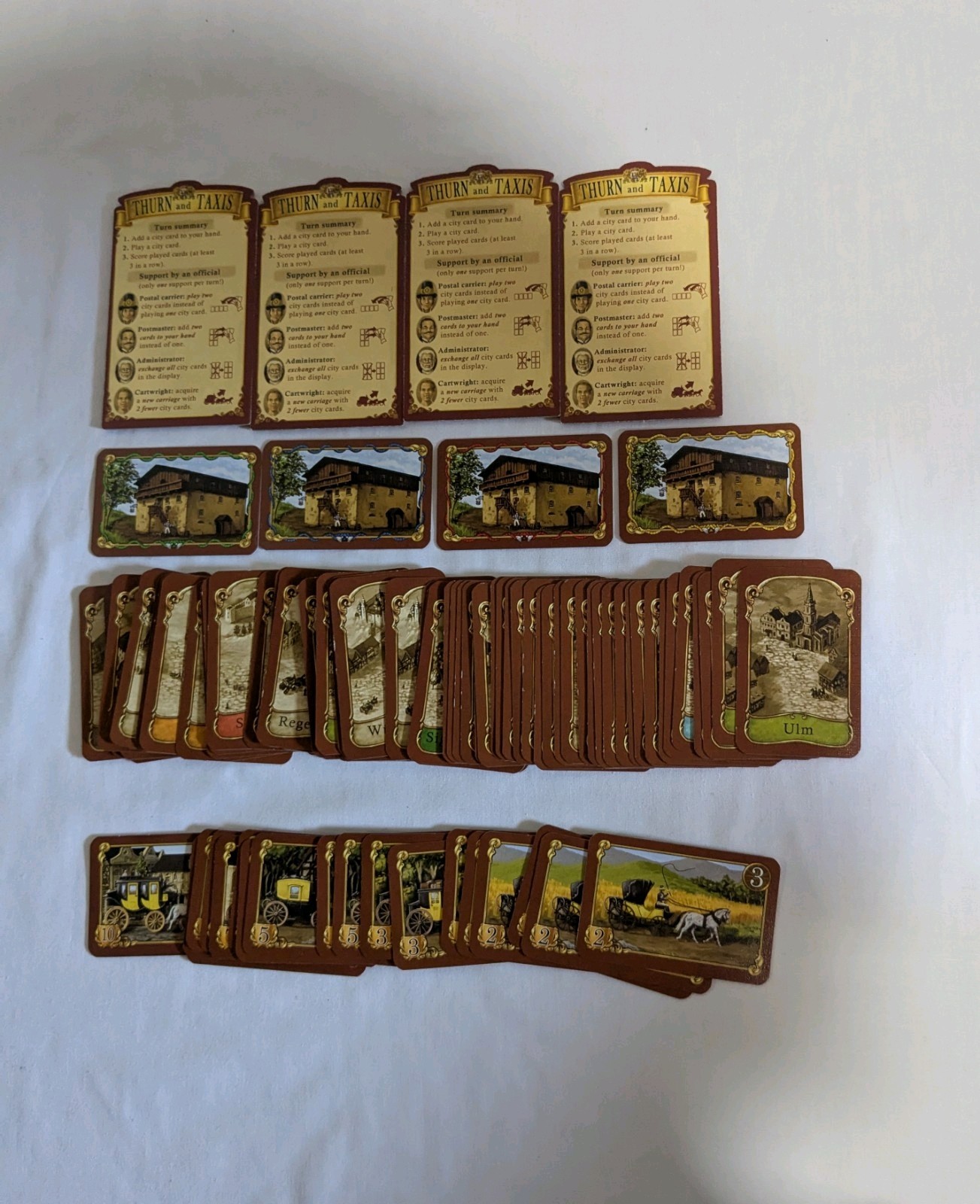 Thurn and Taxis Board Game Complete Rio Grande Games 2006