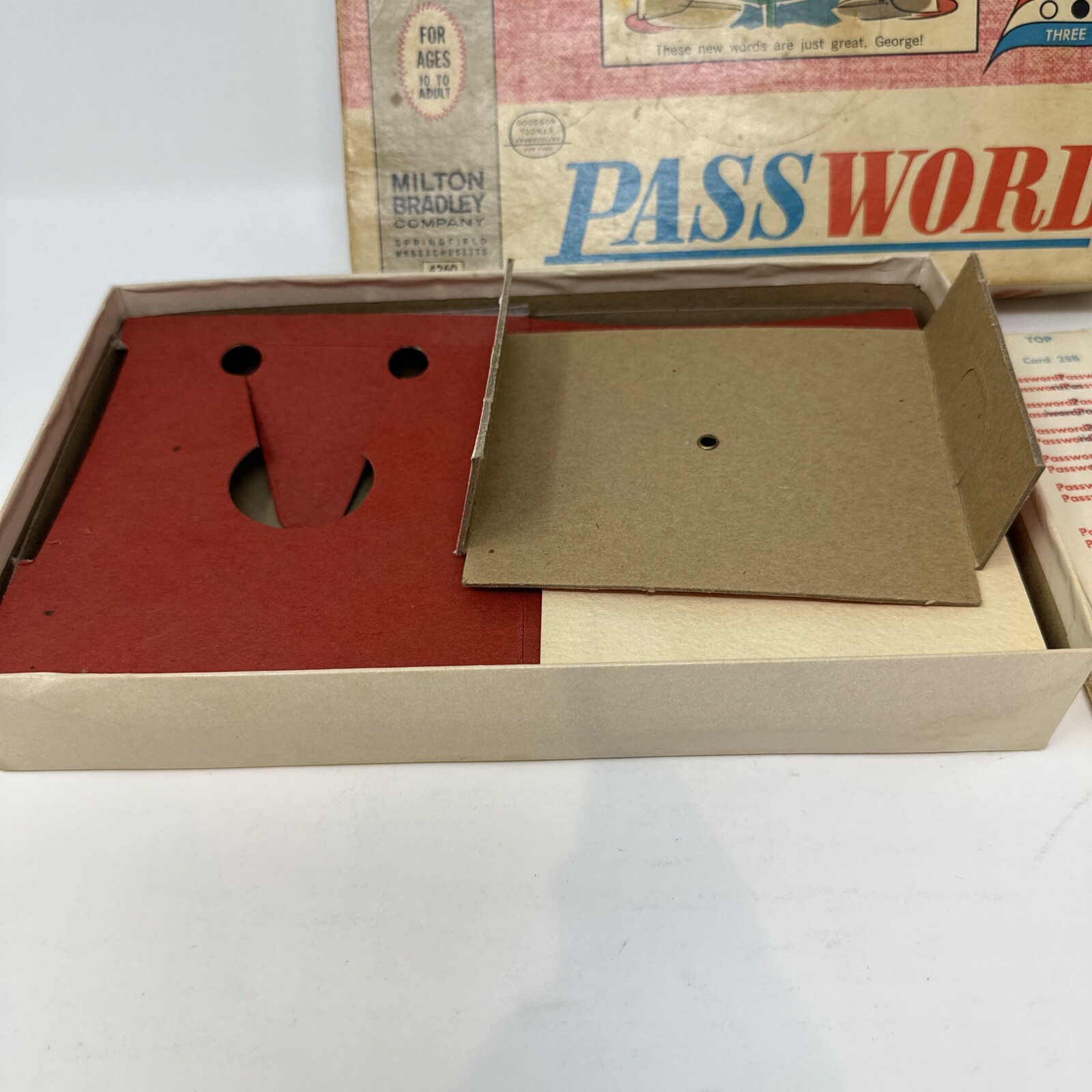 Vintage Password Game 1963 Complete Milton Bradley 4260 USA